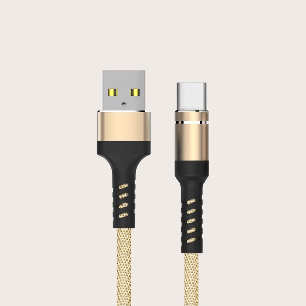 

Кабель для передачи данных для телефона Type-C 1,2 м, Золотистый