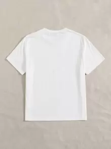 Áo thun Đồ họa Giải trí - trắng - Xem 2