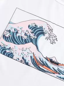 Áo thun Đồ họa Giải trí - trắng - Xem 5