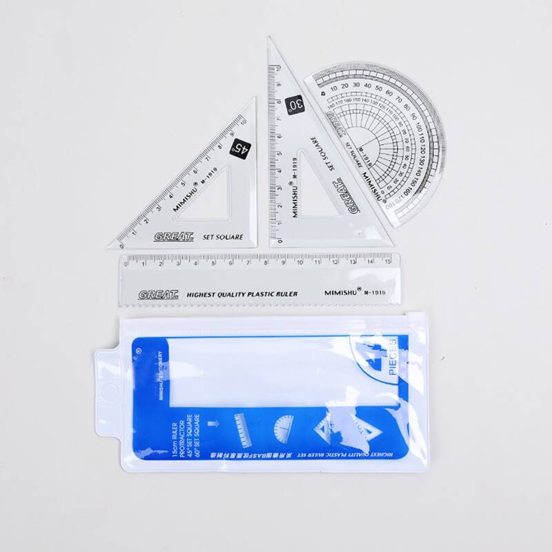 

4pcs Clear Ruler Set
