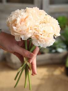 5branches Artificial Peony - Baby Pink - View 4