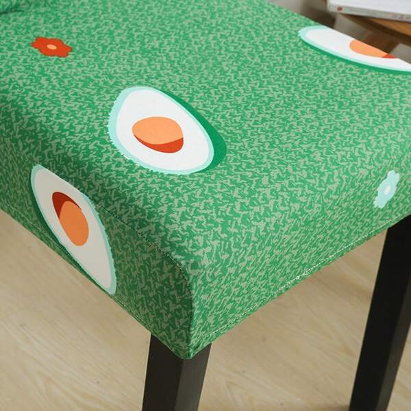 

Avocado Print Stretchy Chair Cover, Green