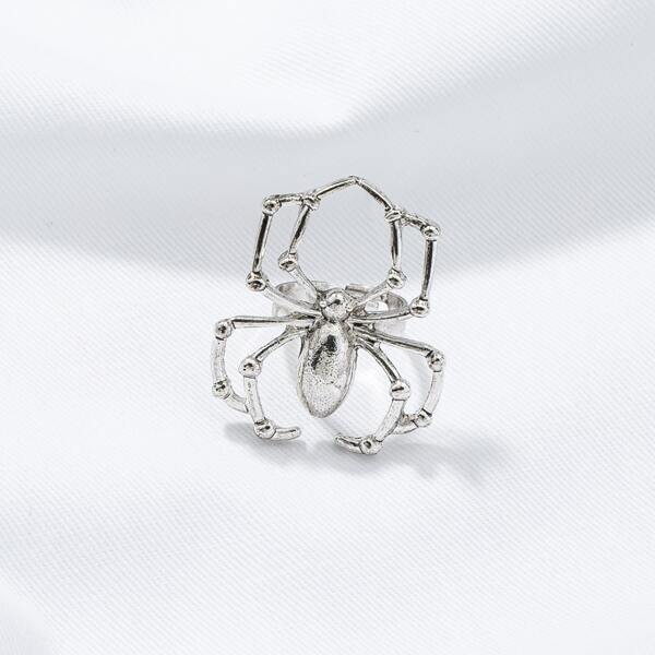 

Spider Decor Ring, Silver