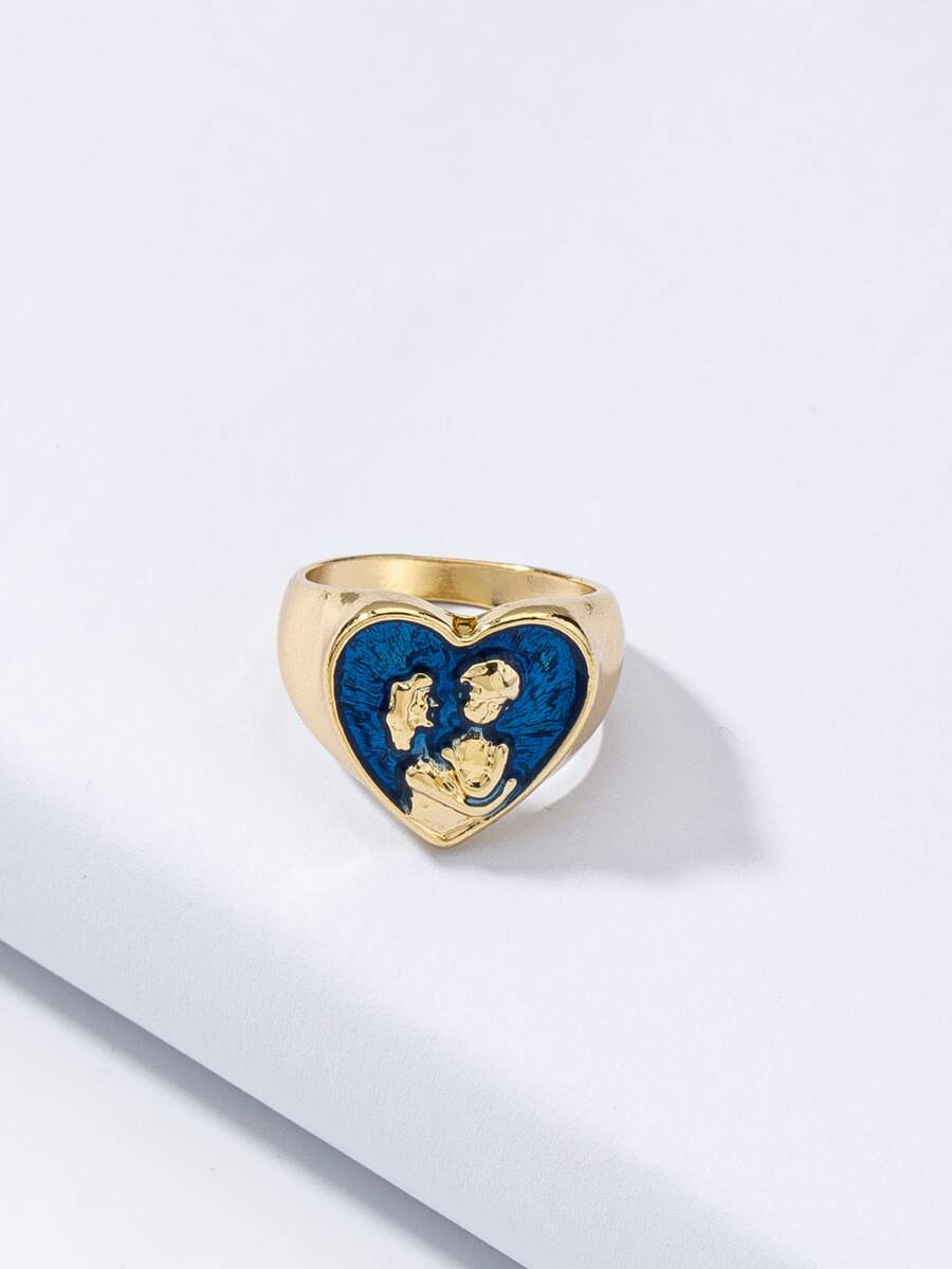 Nhẫn trang trí hình - Vàng - Xem 1