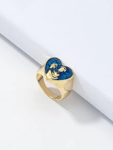 Nhẫn trang trí hình - Vàng - Xem 4