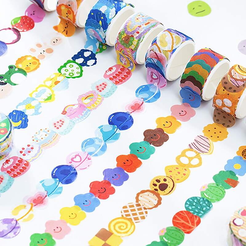 

1roll Cartoon Graphic Random DIY Tape, Multicolor