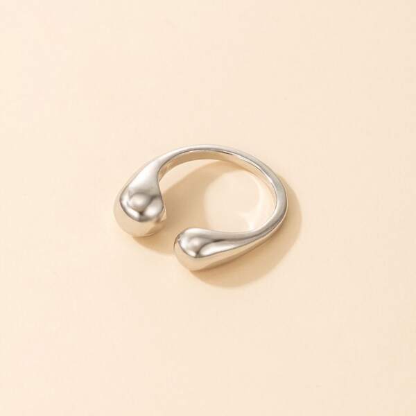 

Minimalist Cuff Ring, Silver