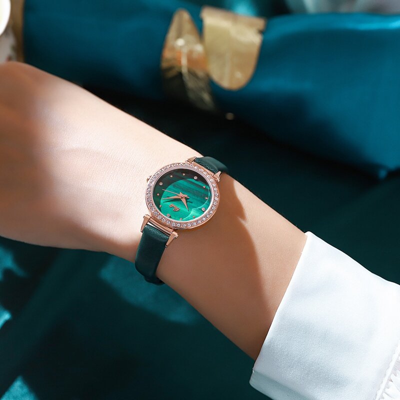 

Rhinestone Decor Waterproof Quartz Watch