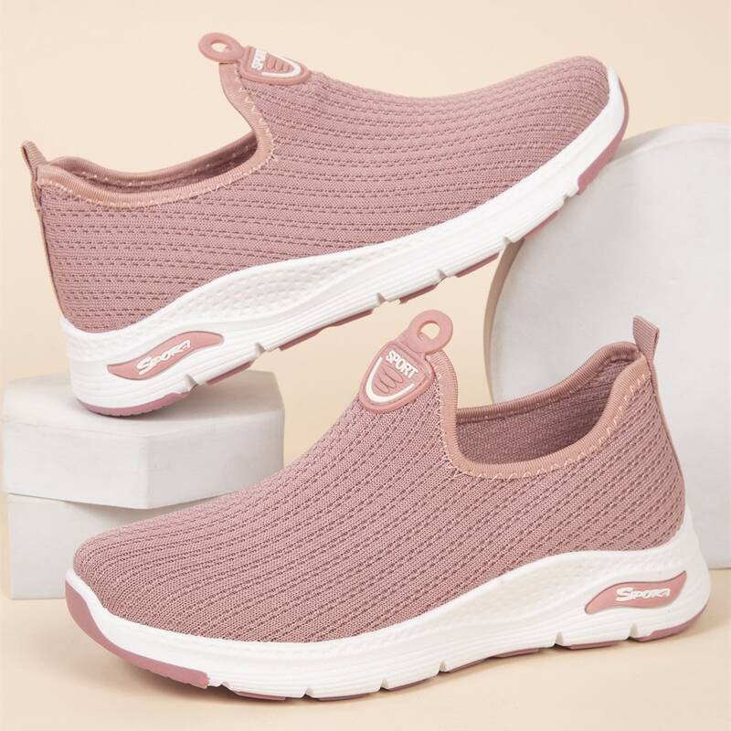 

Slip On Knit Sneakers, Pink
