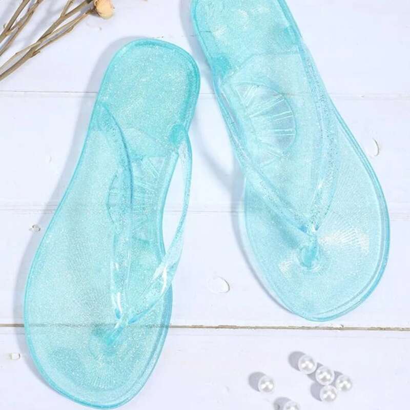 

Glitter Flip Flops, Baby blue
