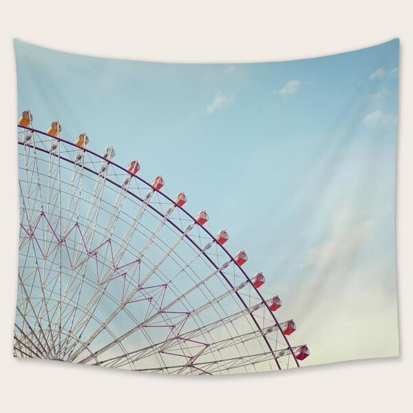 

Ferris Wheel Print Tapestry, Multicolor