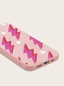 閃電圖案手機殼 - 粉色 - 查看 3