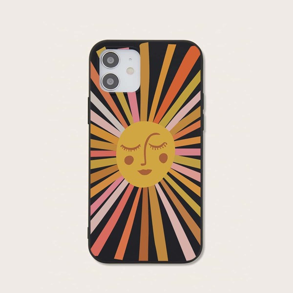 

Cartoon Graphic Phone Case, Multicolor