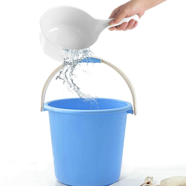

1pc Kids Bath Water Scoop, White