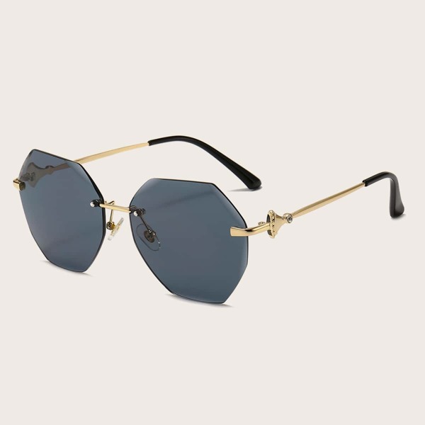 

Tinted Lens Rimless Sunglasses