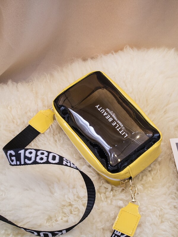 Mini Letter Graphic Crossbody Bag SHEIN USA