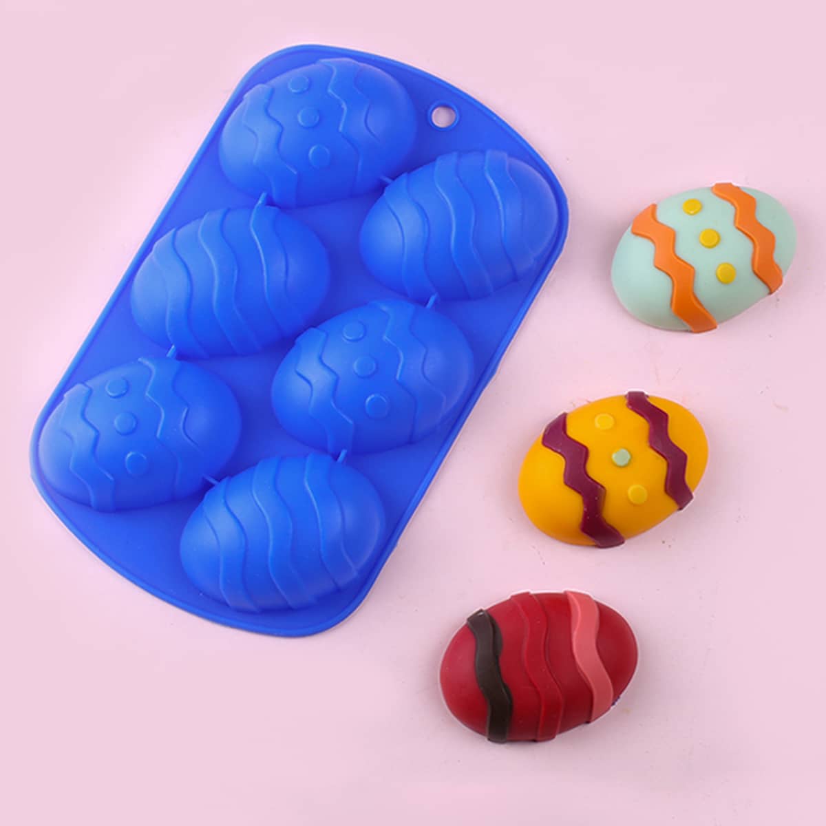 

1pc Easter Egg Cake Mold, Multicolor