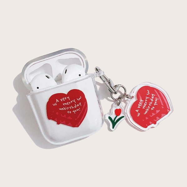 

Cartoon Cake Pendant Clear AirPods Case