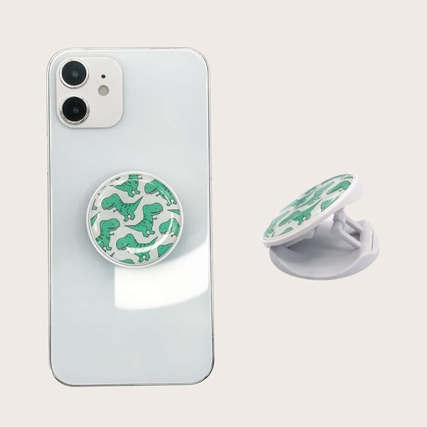 

Cartoon Dinosaur Pop-Out Phone Grip, Green