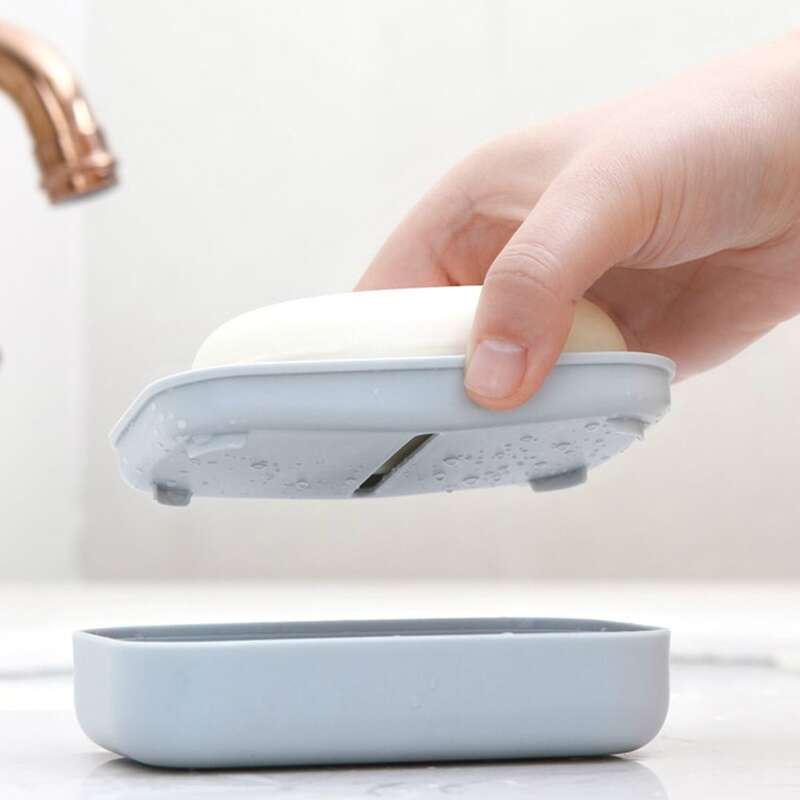 

1pc Drain Soap Dish Holder, Multicolor