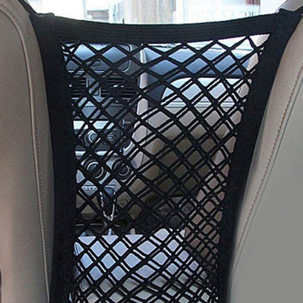 

1pc Car Rear Seat Pet Isolation Net, Black