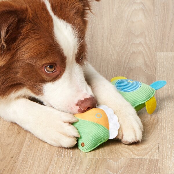 

1pc Giraffe Shaped Pet Sound Toy, Green