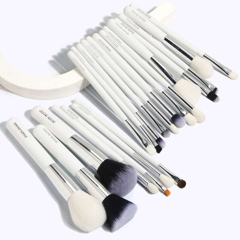 

20pcs Makeup Brush Set, White