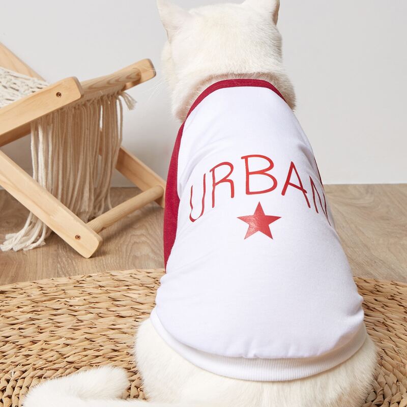 

Letter Graphic Pet Tee, White