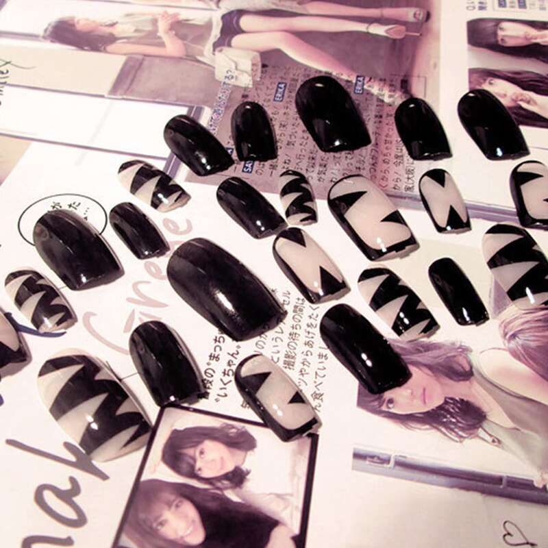 

24pcs False Nail, Black