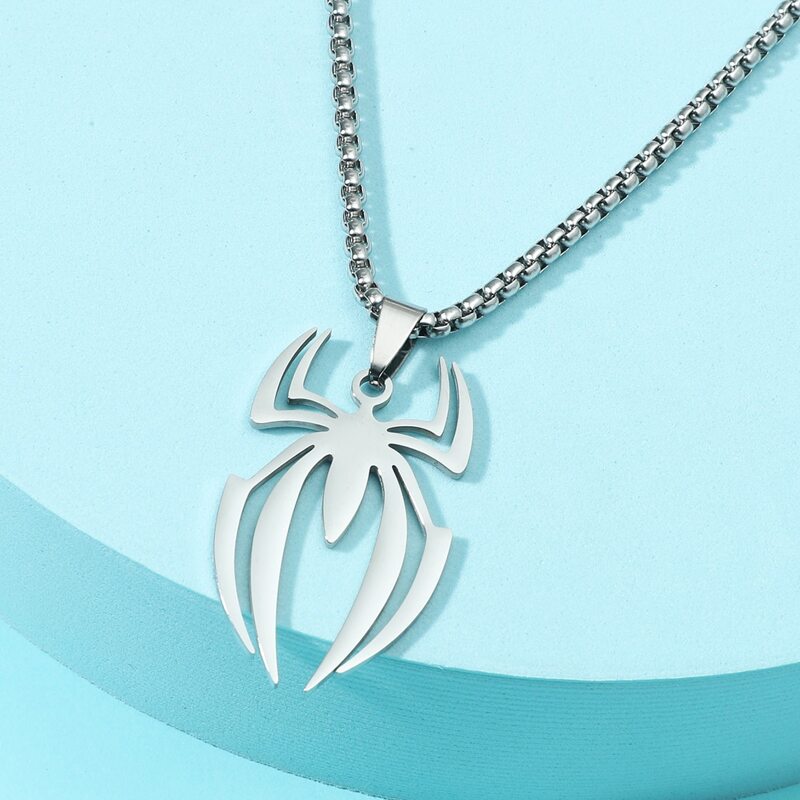 

Guys Animal Charm Necklace, Silver