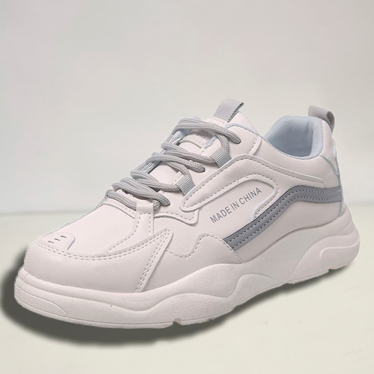 

Lace-up Front Skate Shoes, White
