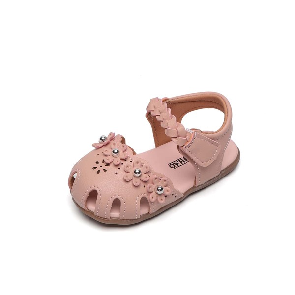 

Toddler Girls Flower Decor Sandals, Pink