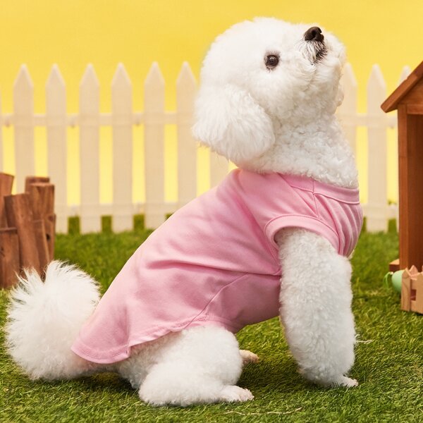 

Solid Color Pet Tank, Pink