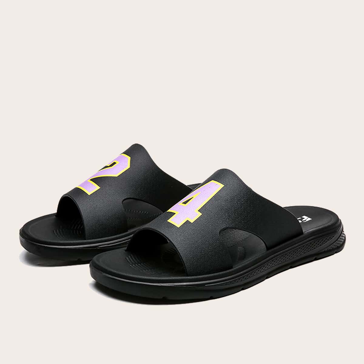 

Guys Number Graphic Slides, Black