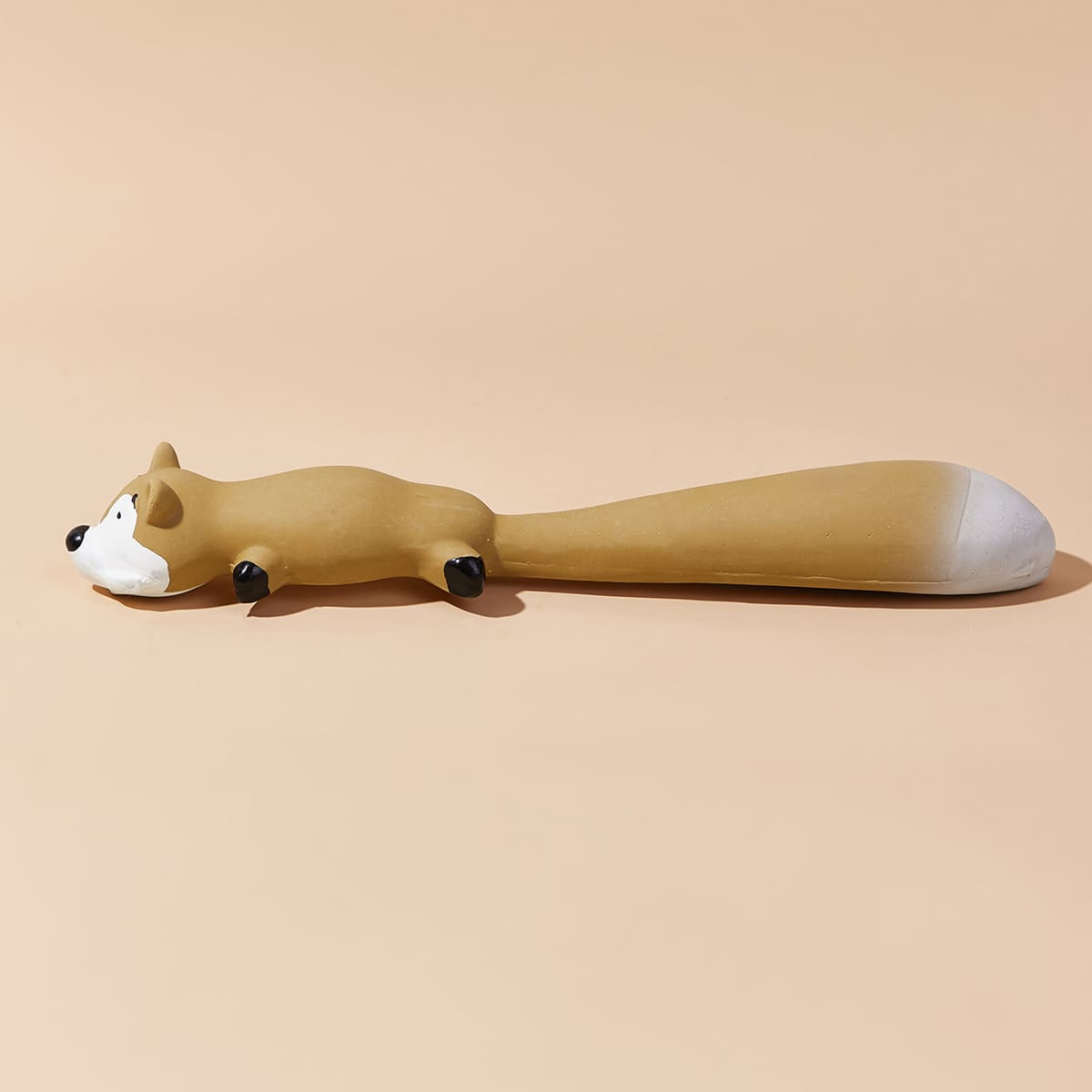 

Squirrel Shaped Pet Sound Toy, Khaki