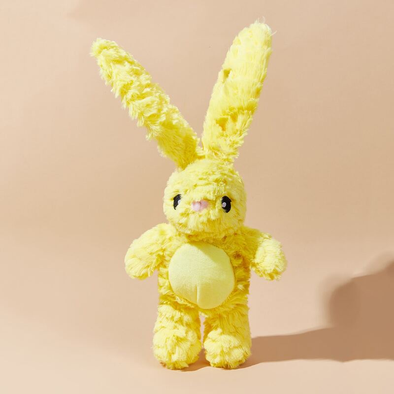 Rabbit Shaped Pet Sound Toy, Yellow