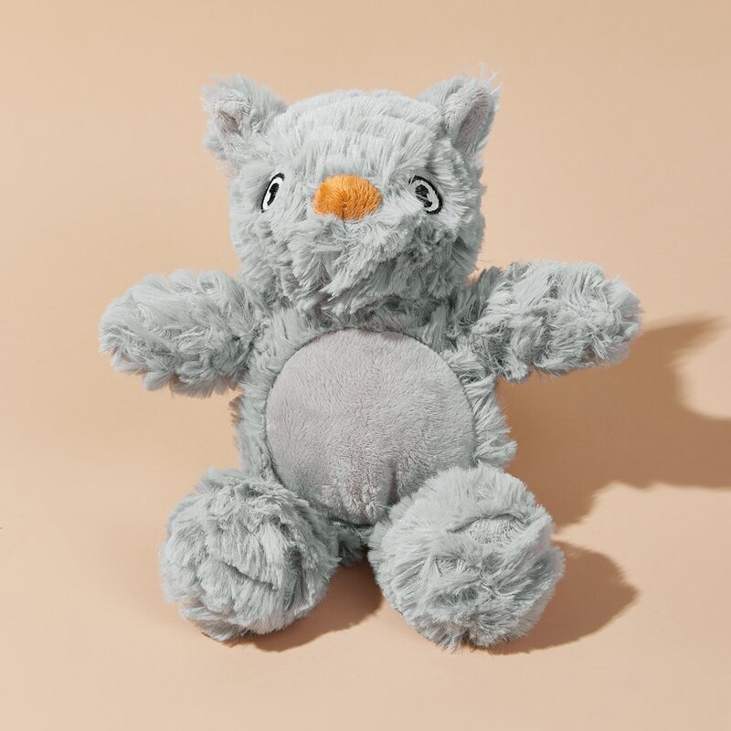 

Squirrel Shaped Pet Sound Toy, Grey