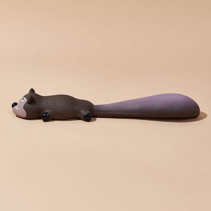 

1pc Squirrel Shaped Pet Sound Toy, Multicolor