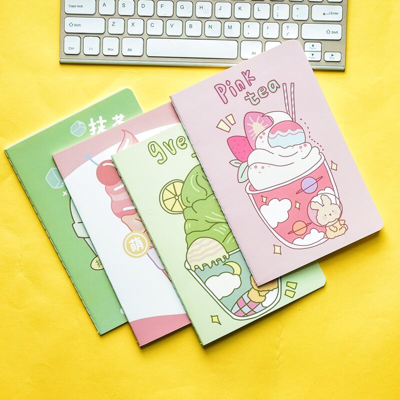 

1pc Cartoon Graphic Cover Random Notebook, Multicolor