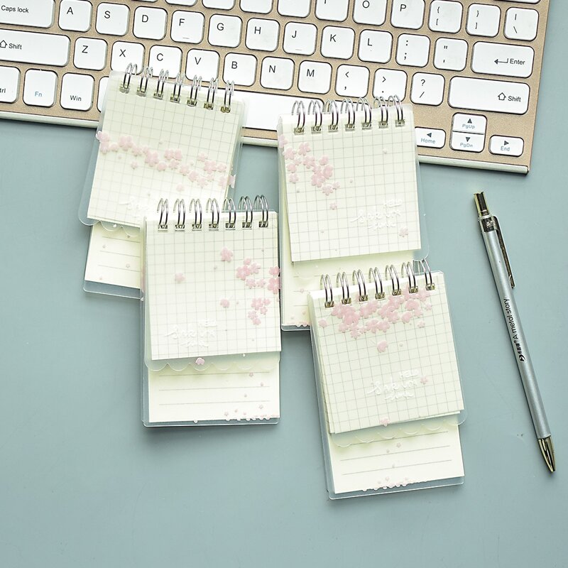 

1pc Flower Print Random Spiral Notebook, Multicolor