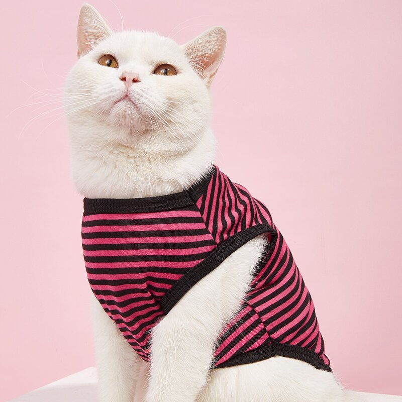 

Striped Pattern Pet Tank Top, Multicolor