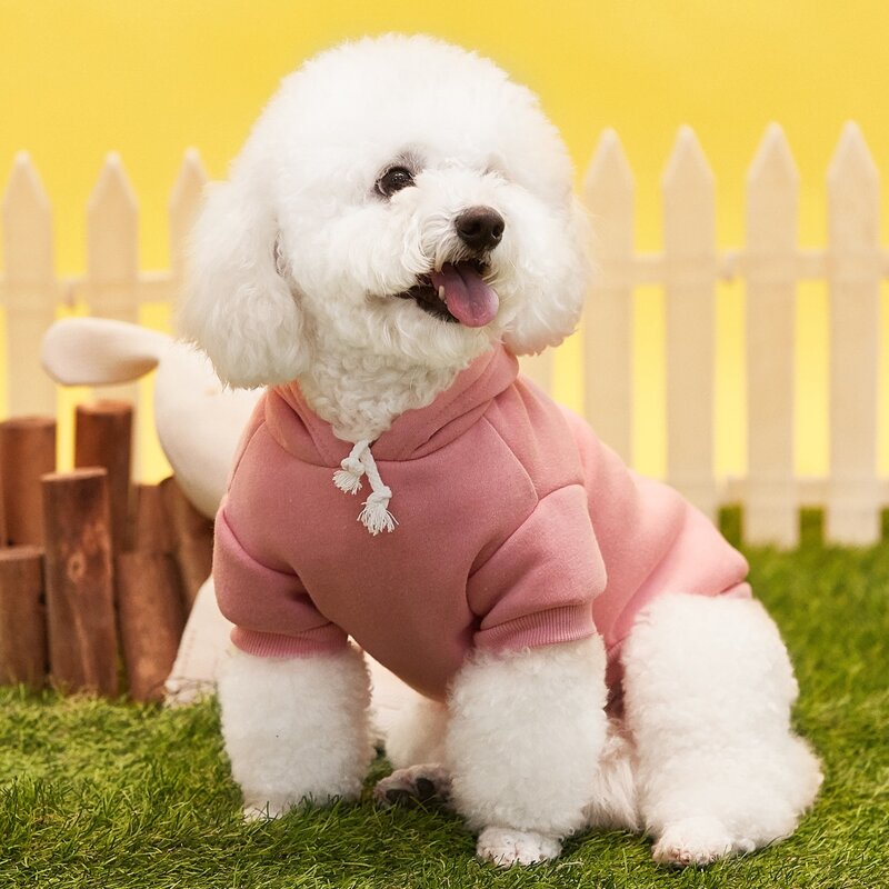 

Solid Color Pet Hoodie, Pink