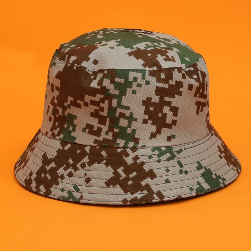

Camo Print Bucket Hat, Multicolor