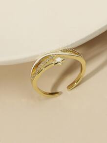 Vòng chi tiết ngôi sao - Vàng - Xem 3