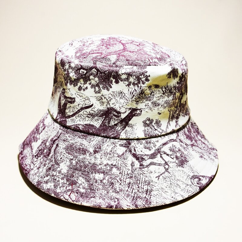 

Allover Print Bucket Hat, Multicolor