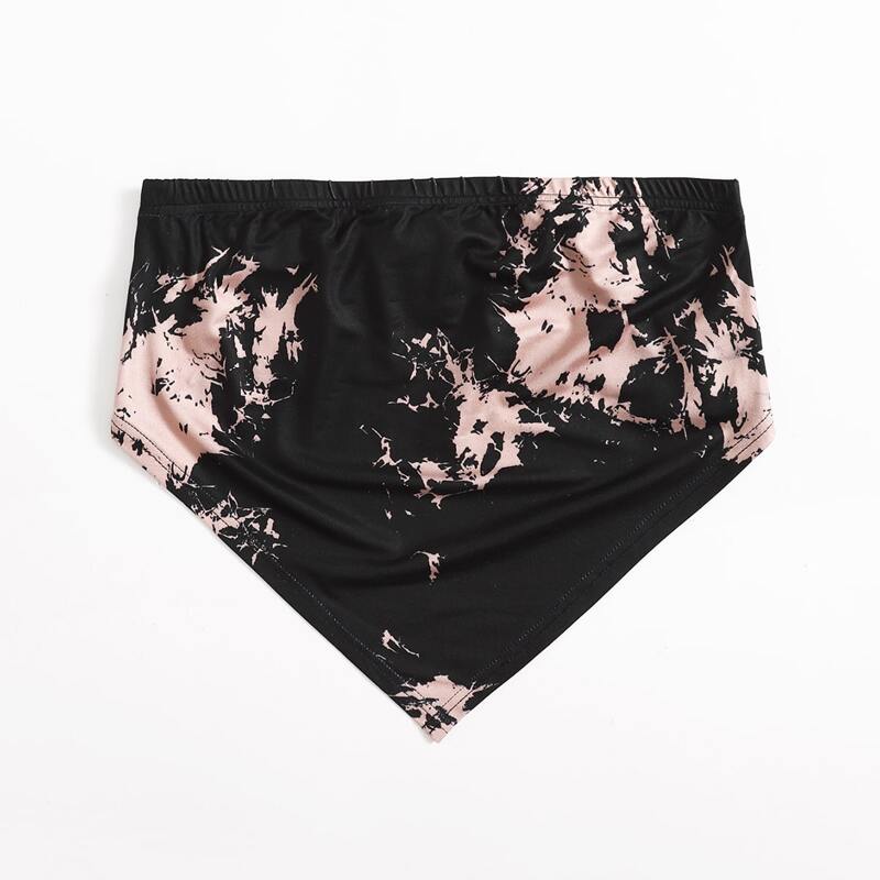 

Tie Dye Bandana Crop Tube Top, Multicolor