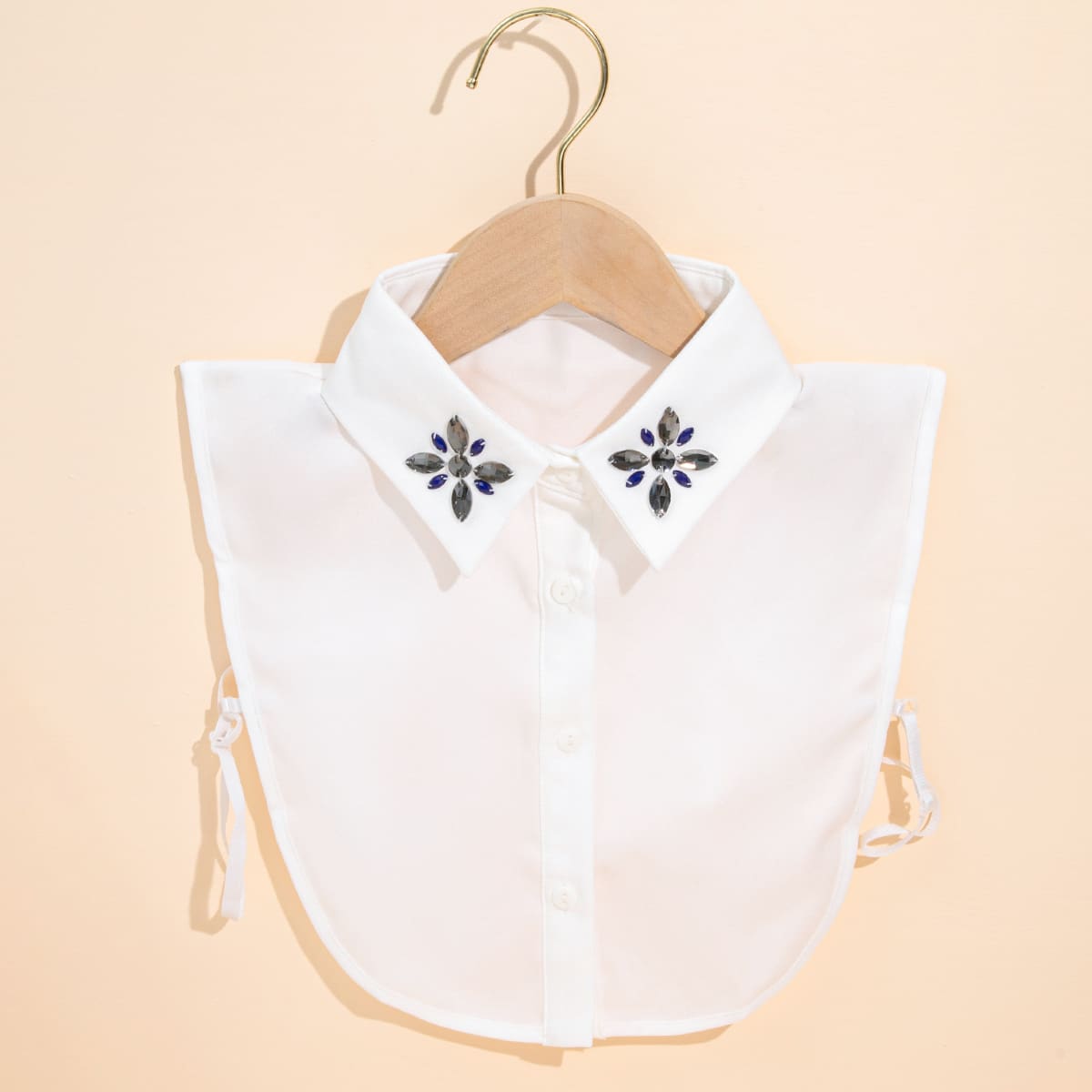 

Detachable Dickey Collar, Black