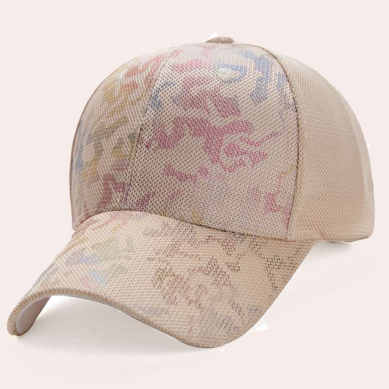 

Allover Print Baseball Cap, Multicolor