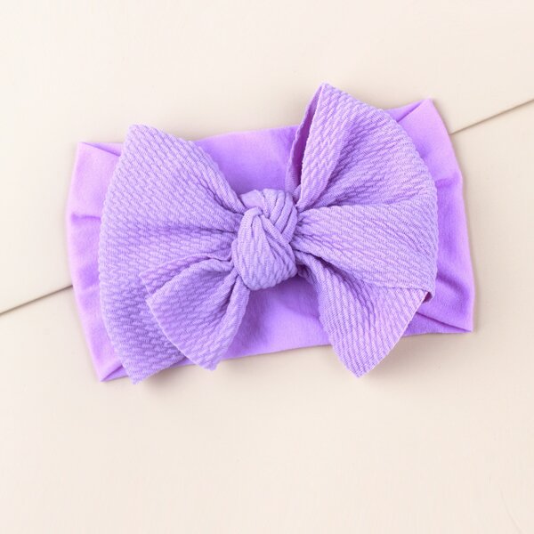 

Kids Bow Knot Decor Hair Band, Purple