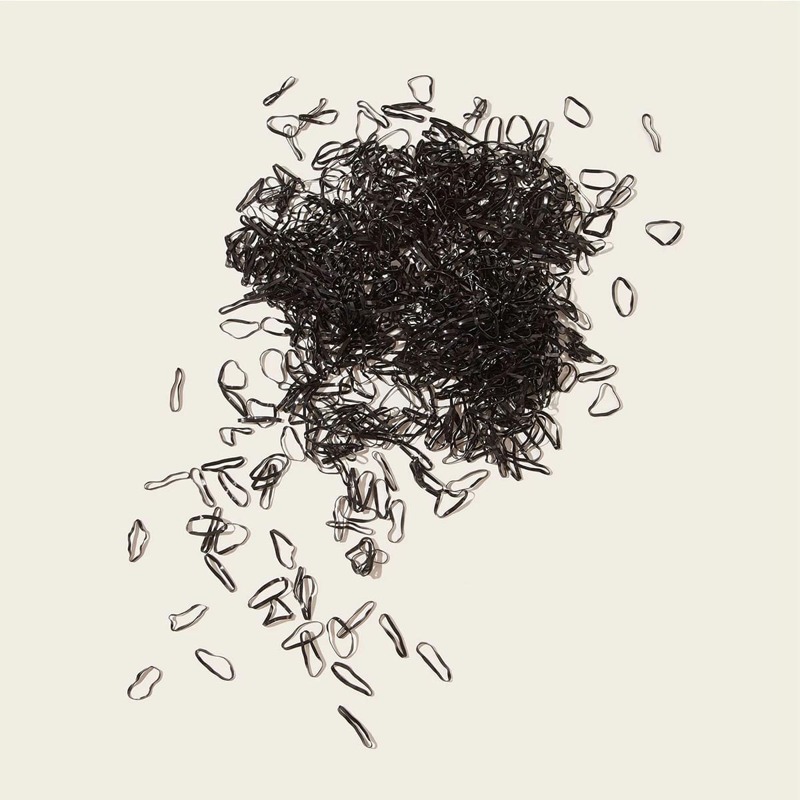 

2000pcs Solid Hair Tie, Black